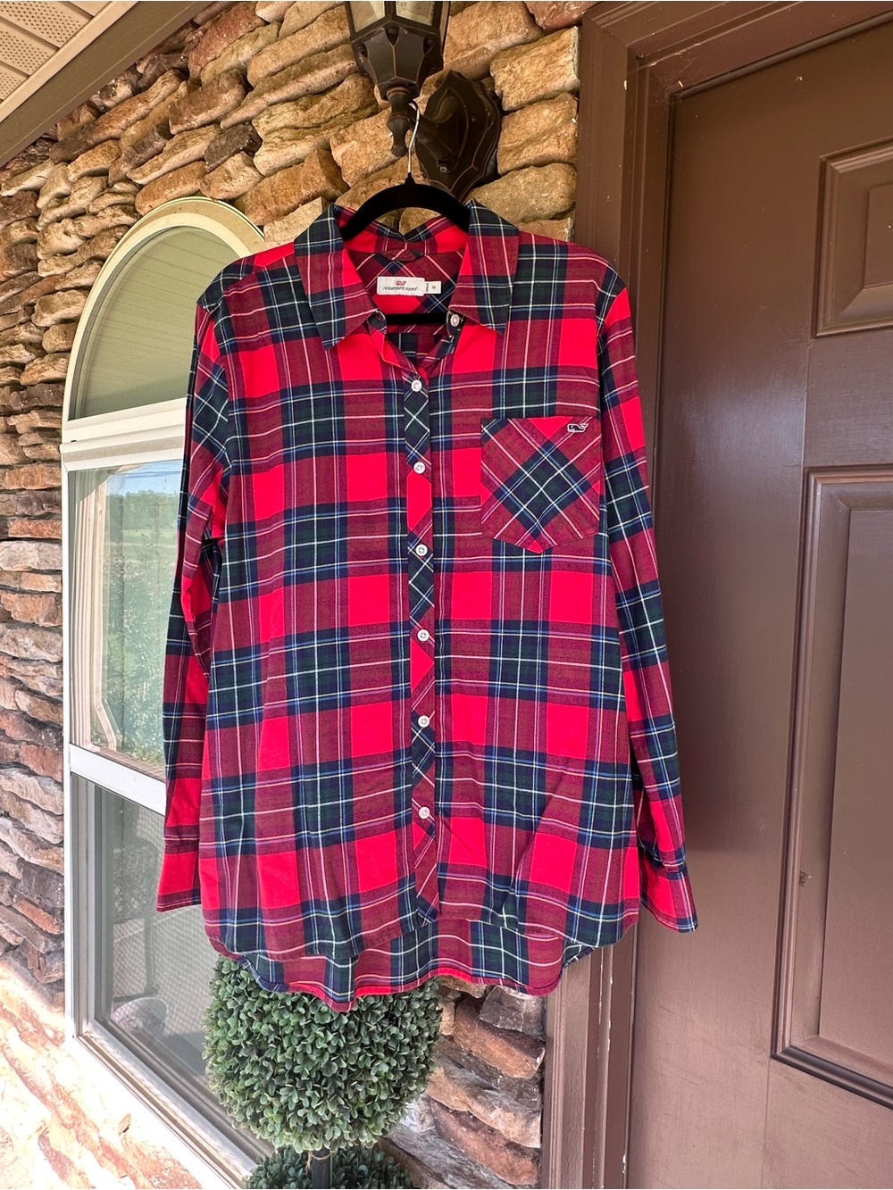Vineyard Vines Plaid Button Up Shirt-New,